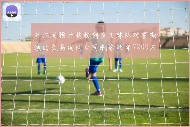 开拓者预计将收到多支球队对霍勒迪的交易询问合同剩余两年7200万